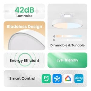 Đèn quạt không cánh Yeelight - Hình ảnh 2