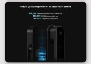 Khóa tay nắm Aqara Smart Door Lock D100 - Hình ảnh 5