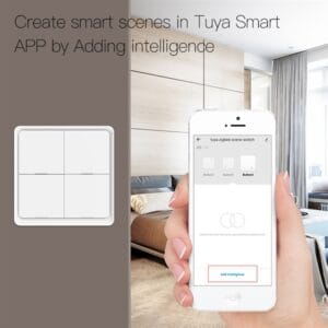 Công tắc không dây 4 nút cứng Zigbee - Ảnh 4