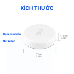 Cảm biến nhiệt độ & độ ẩm không khí Zigbee - Ảnh 4
