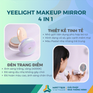 Đèn Gương cầm tay Yeelight 4 trong 1 (Gương, Đèn, Sưởi tay, sạc dự phòng) - Ảnh 2