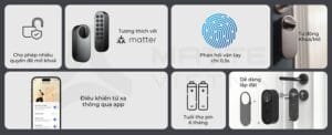 Khoá Aqara U200 (Quốc tế) - Ảnh 4