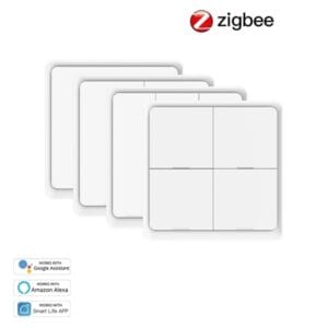 Công tắc không dây 4 nút cứng Zigbee - Ảnh 3