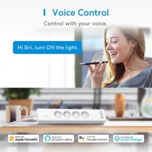 Ổ cắm nối dài Meross Power Strip 4 AC + 4 USB - Ảnh 4