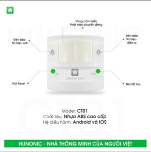 Thiết Bị Chống Trộm Và Báo Khách Wifi Hunonic CT01 - Ảnh 4