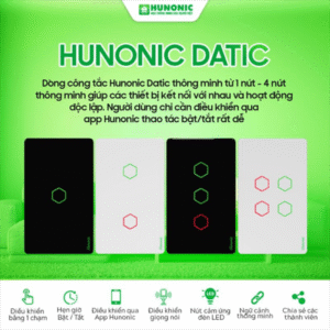 Công tắc cảm ứng Wifi Hunonic Datic - Ảnh 2