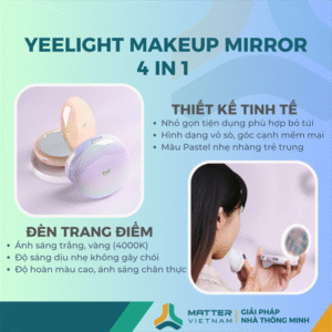 Đèn Gương cầm tay Yeelight 4 trong 1 (Gương, Đèn, Sưởi tay, sạc dự phòng) - Ảnh 2