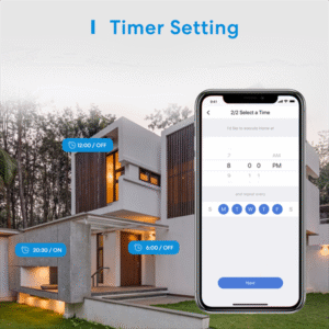 Ổ cắm ngoài trời Meross Outdoor Smart Plug EU (Matter) - Ảnh 3