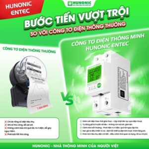 Công tơ điện Thông Minh Wifi Hunonic Entec - Ảnh 3