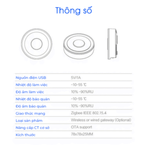 Bộ điều khiển trung tâm Zigbee Hub - Ảnh 3