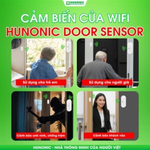 Cảm biến cửa Wifi Hunonic - Ảnh 2