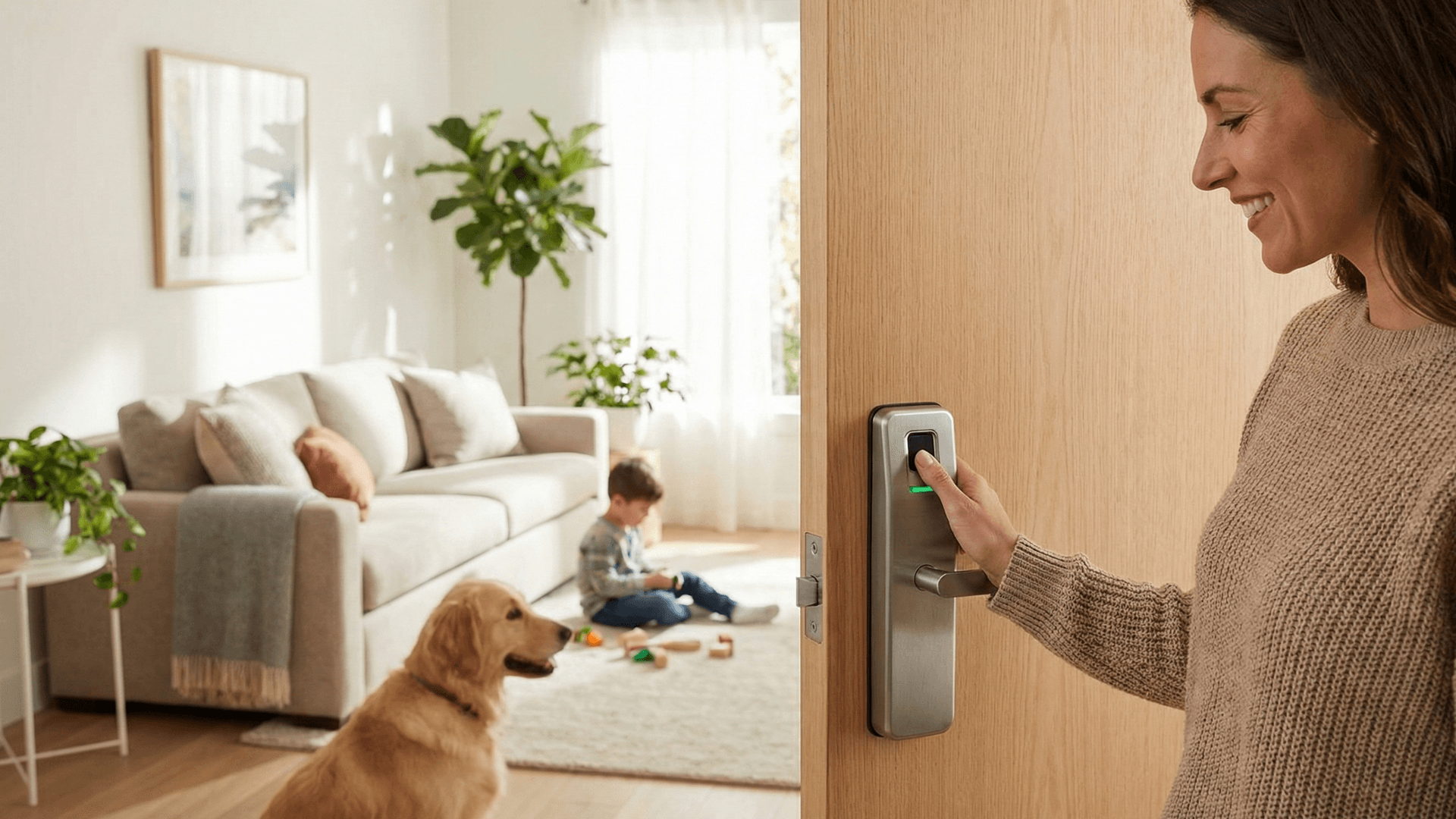 An tâm cùng khóa cửa thông minh