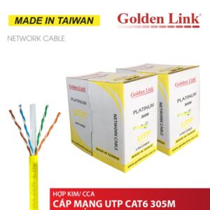 Cáp mạng Golden Link Cat 6 UTP (thùng 305m)