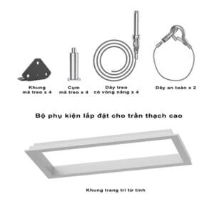 Phụ kiện lắp trần thạch cao Yeelight Rooﬂight S2101 - Accessory