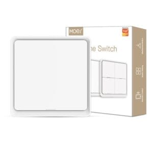 Công tắc không dây 4 nút cứng Zigbee