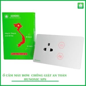 Ổ cắm máy bơm chống giật Hunonic SPS
