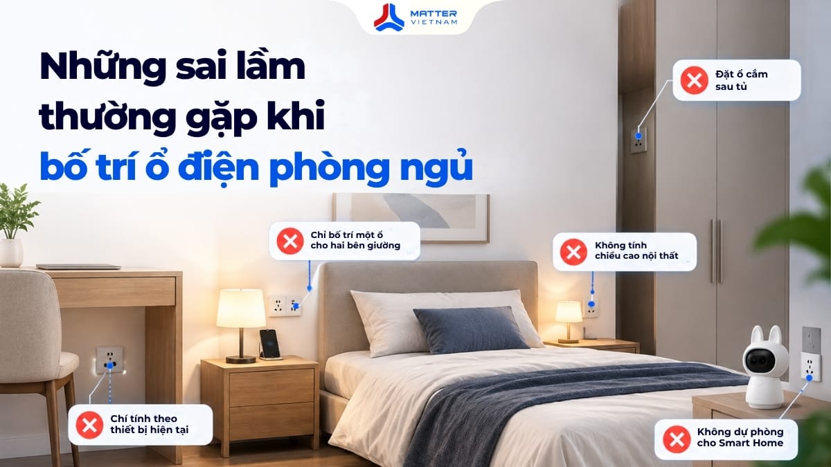 Ổ điện phòng ngủ
