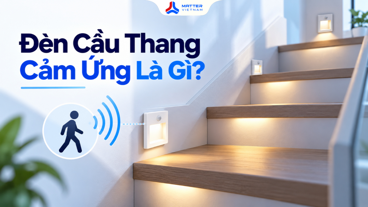 Đèn cầu thang cảm ứng
